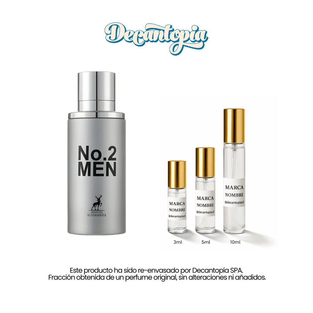 DECANT MAISON ALHAMBRA - MEN No2 (Dupe de 212 Men - Carolina Herrera) - Decantopia
