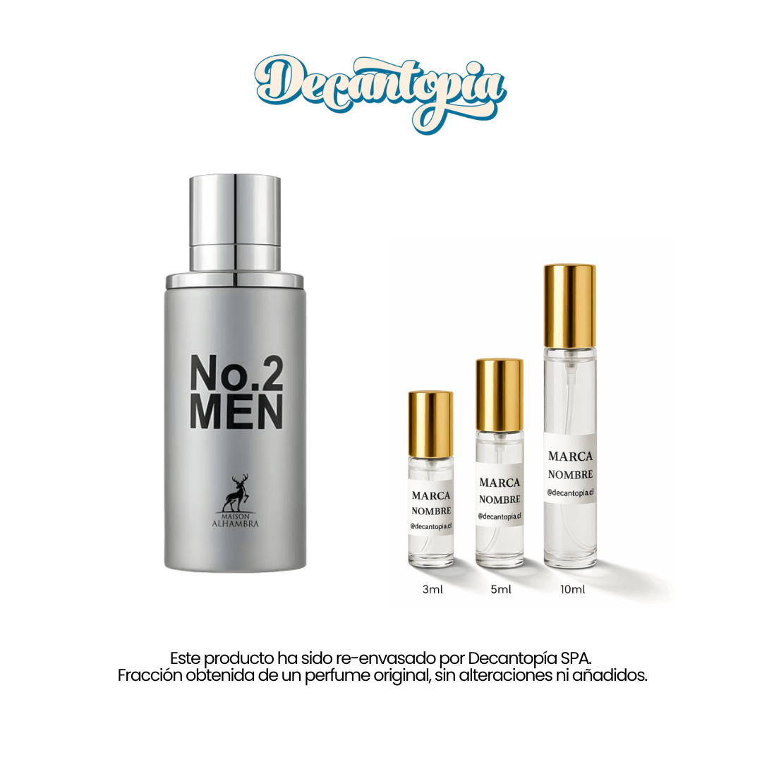 DECANT MAISON ALHAMBRA - MEN No2 (Dupe de 212 Men - Carolina Herrera) - Decantopia