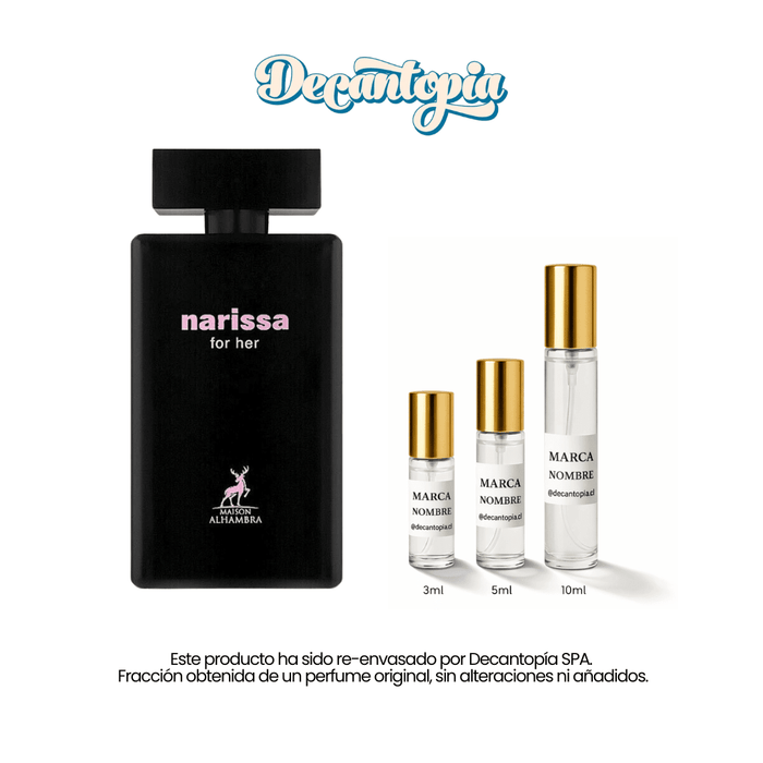 DECANT MAISON ALHAMBRA - NARISSA FOR HER (Dupe de For Her - Narciso Rodriguez)