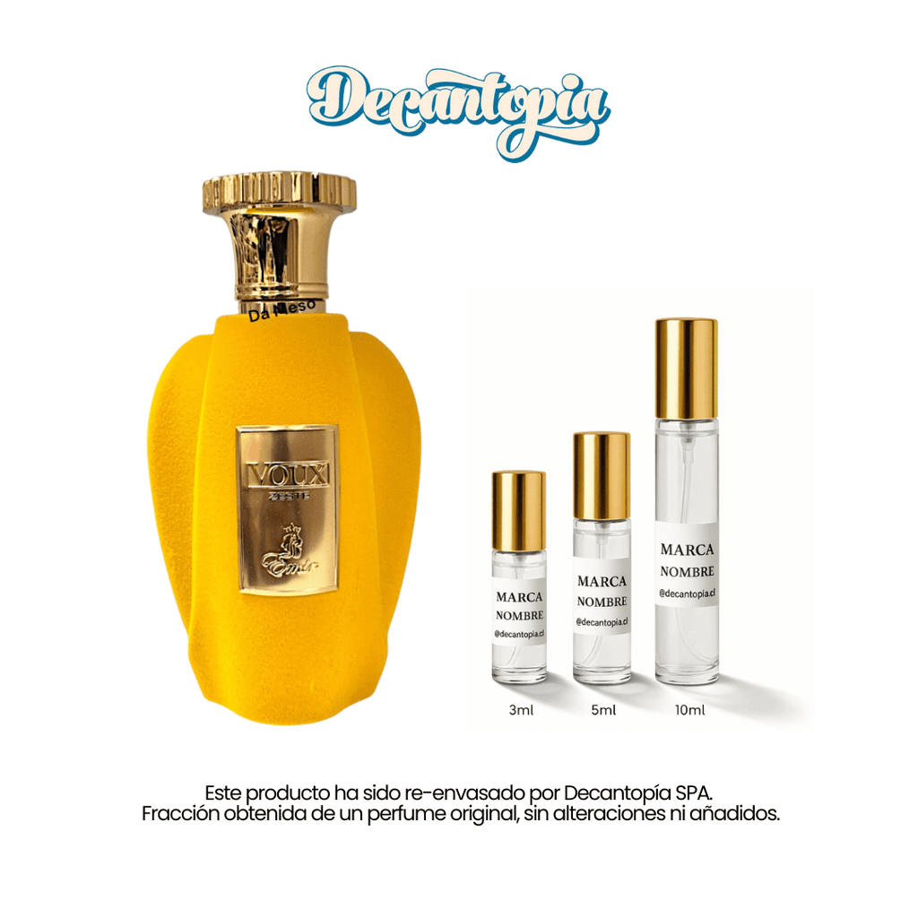 DECANT PARIS CORNER - VOUX ZESTE EDP - Decantopia