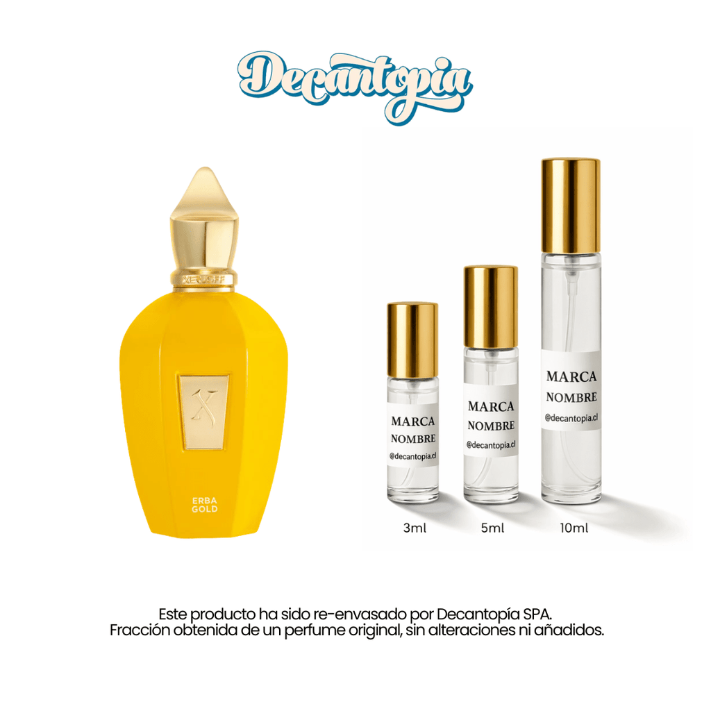 DECANT XERJOFF - ERBA GOLD - Decantopia