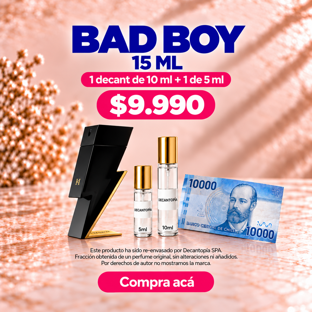 Dúo Bad Boy EDT 10 + 5 ml
