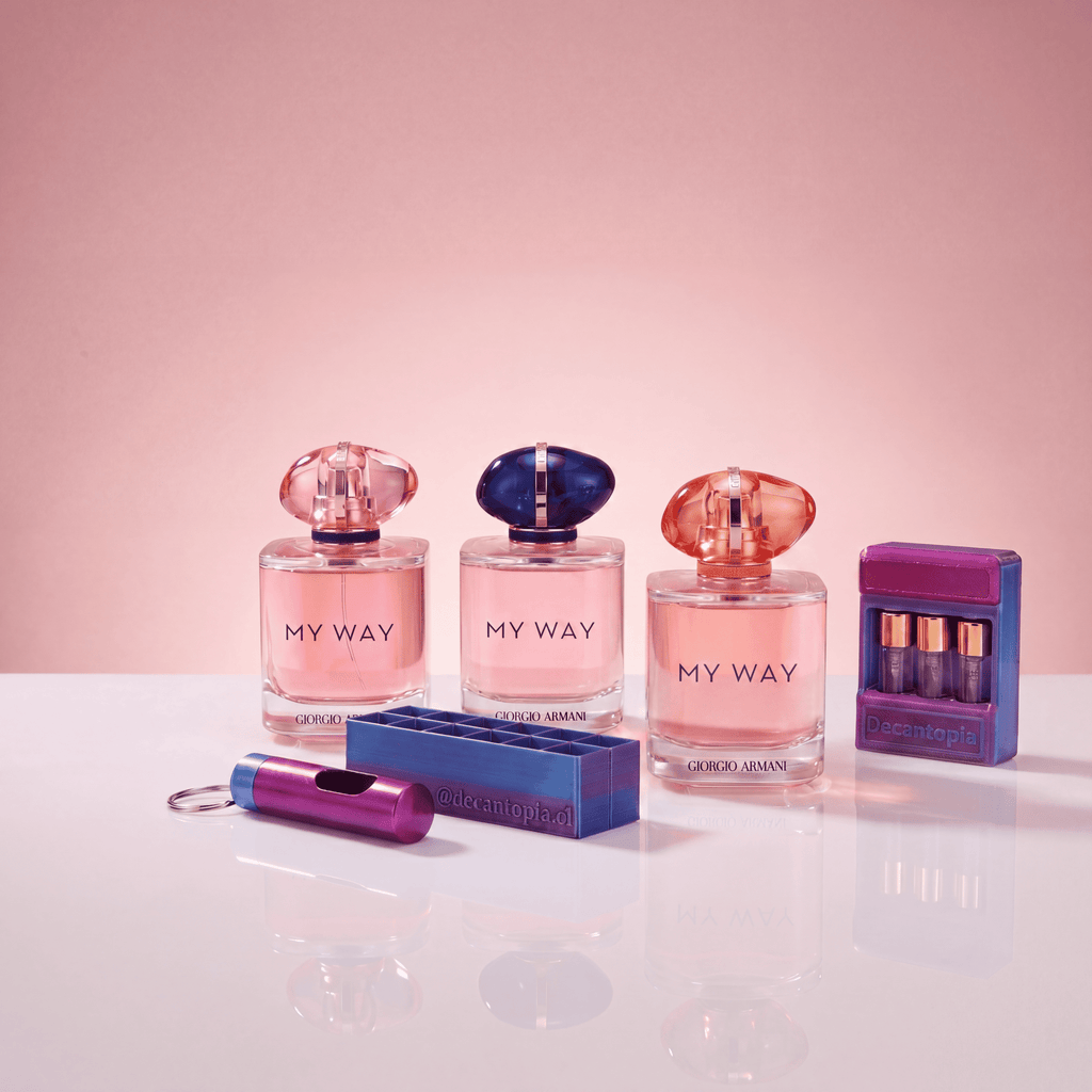 Set My Way (3un) + Holder + Caja + Llavero - Decantopia